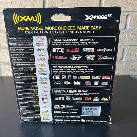 Audiovox XpressEZ XMCK-5 For XM Car & Home Satellite Radio Receiver - Picture 3 of 10